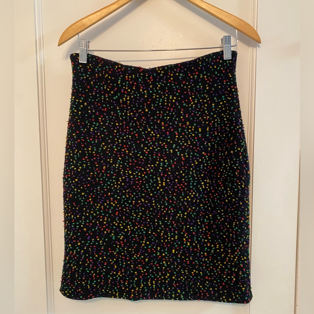 Teri Jon Black Multicolor Pencil Skirt - Picture 5 of 7